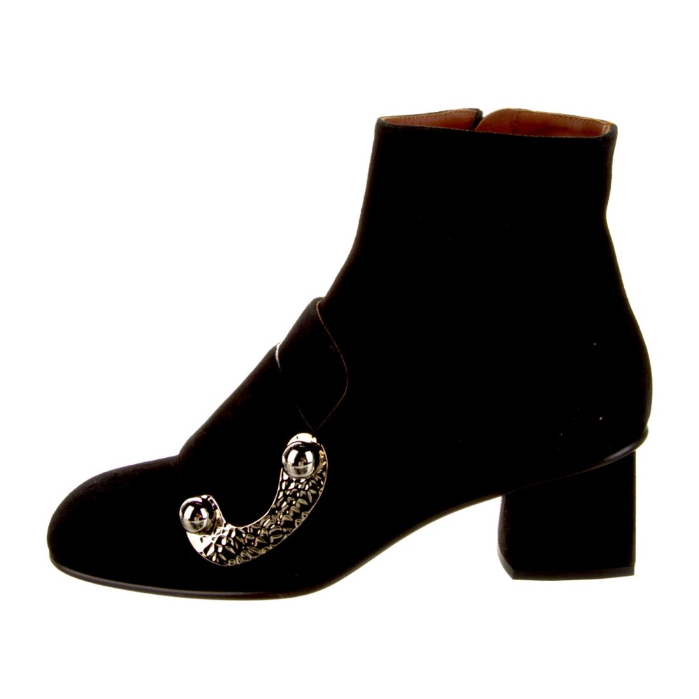 Proenza Schouler Black Suede Booties